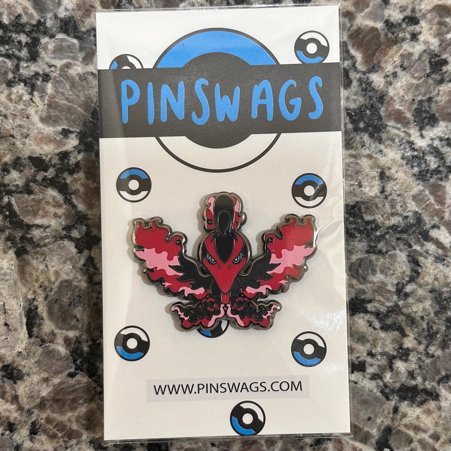 Galarian Moltres Patreon Pin