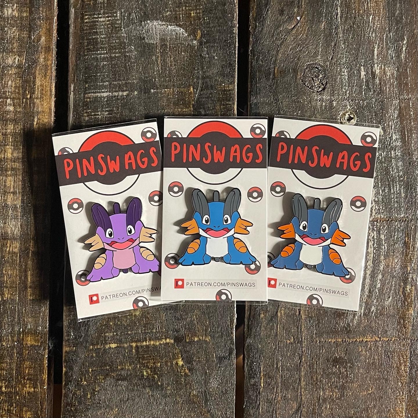 Swampert Patreon Pin