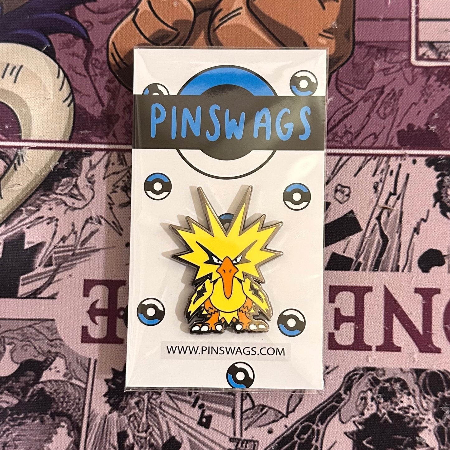 Galarian Zapdos Patreon Pin