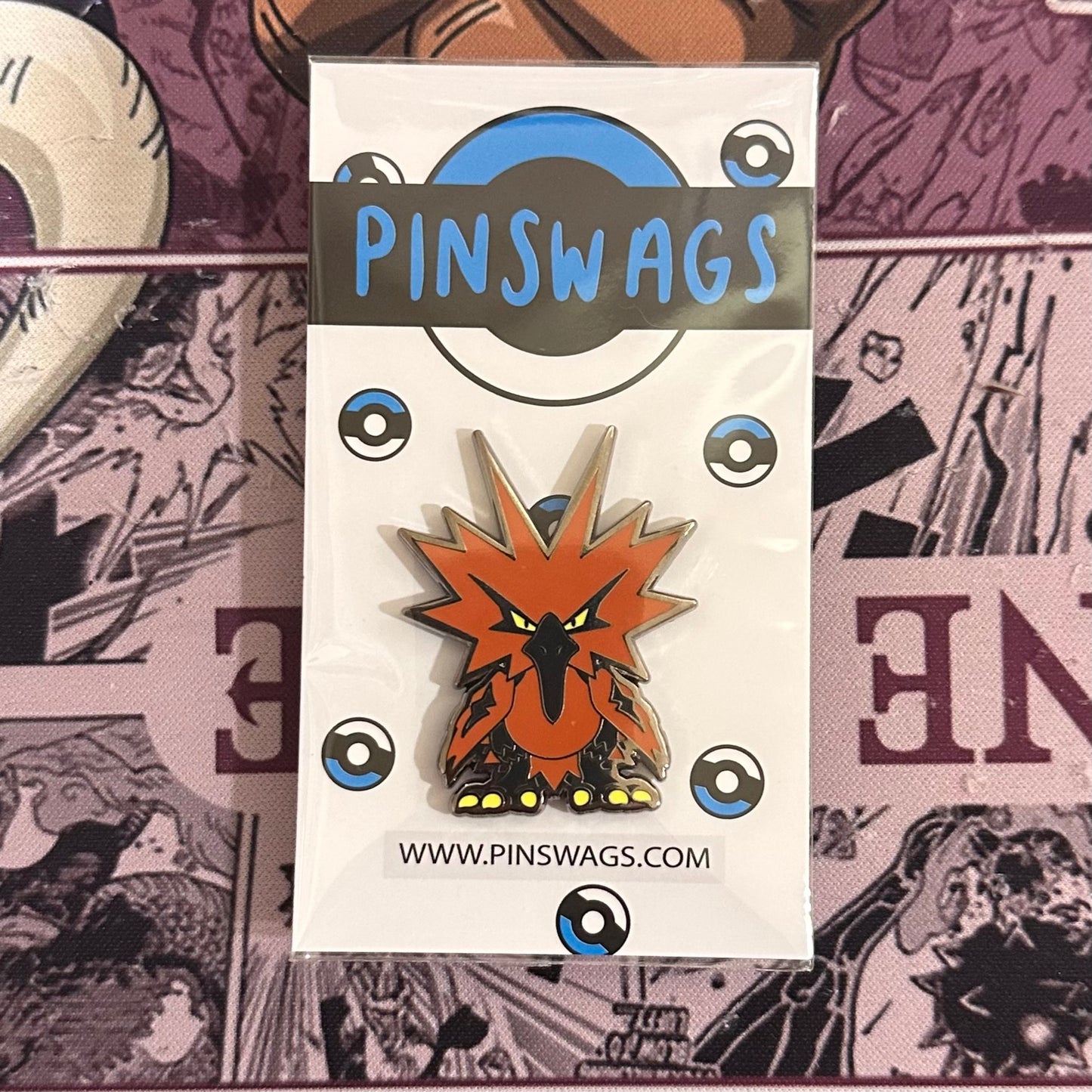 Galarian Zapdos Patreon Pin