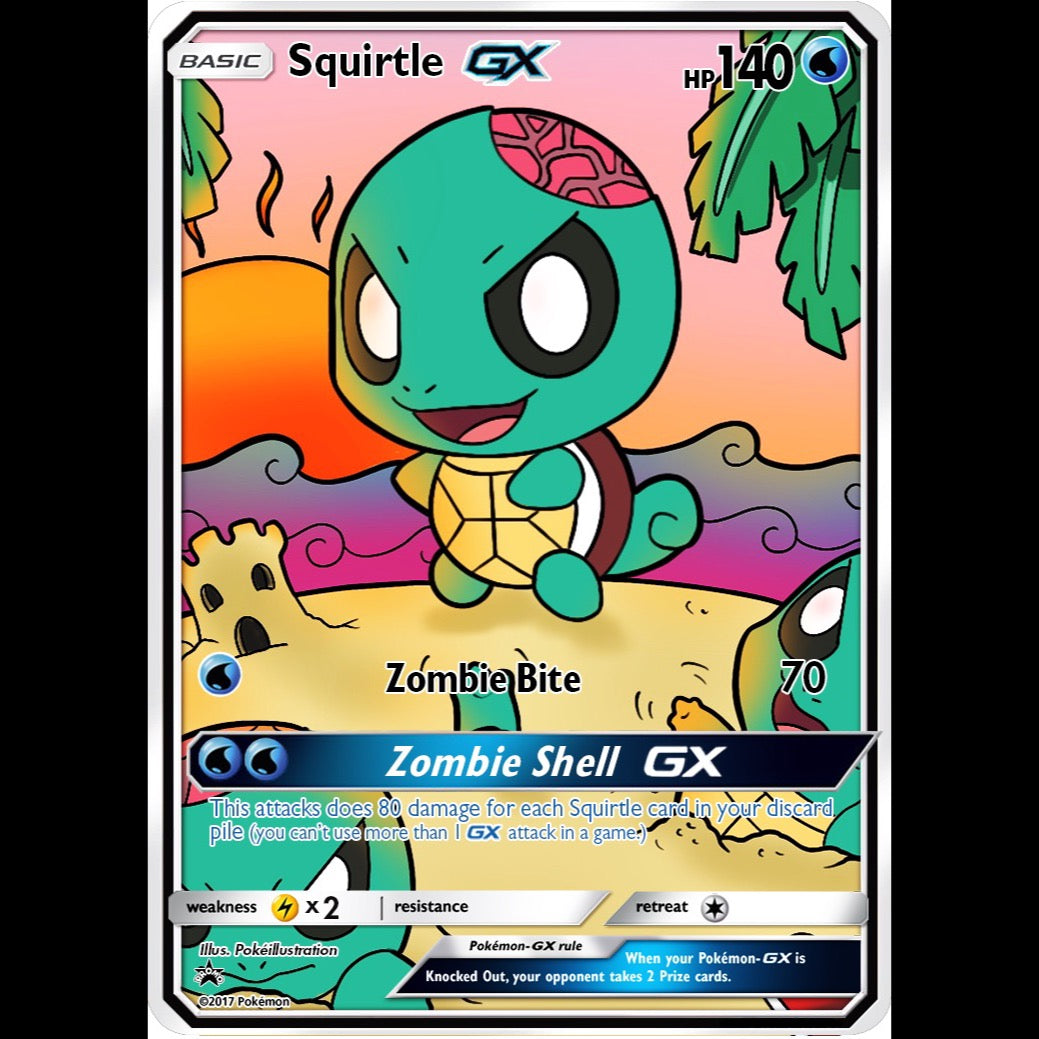 Pokemon Squirtle GX 3